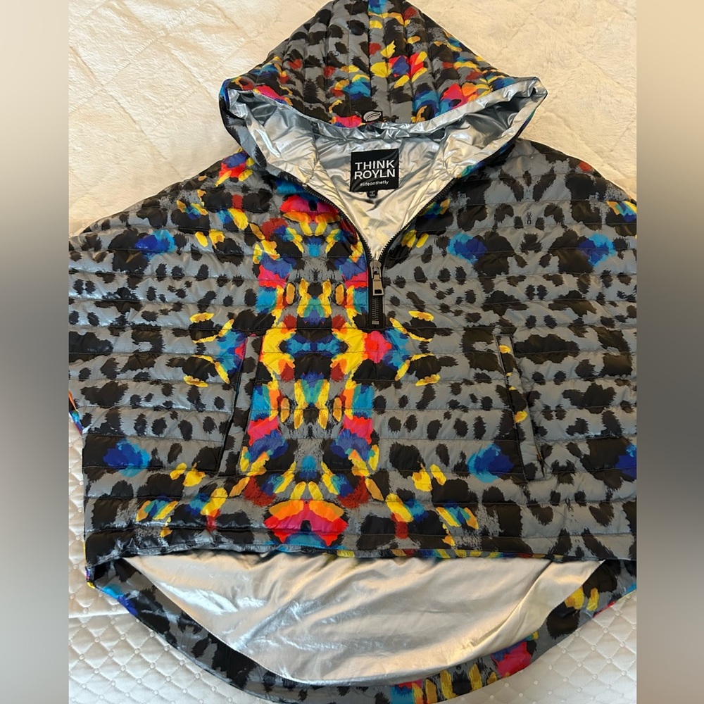 THINK ROYLN Multicolor Hooded Jacket XS/S